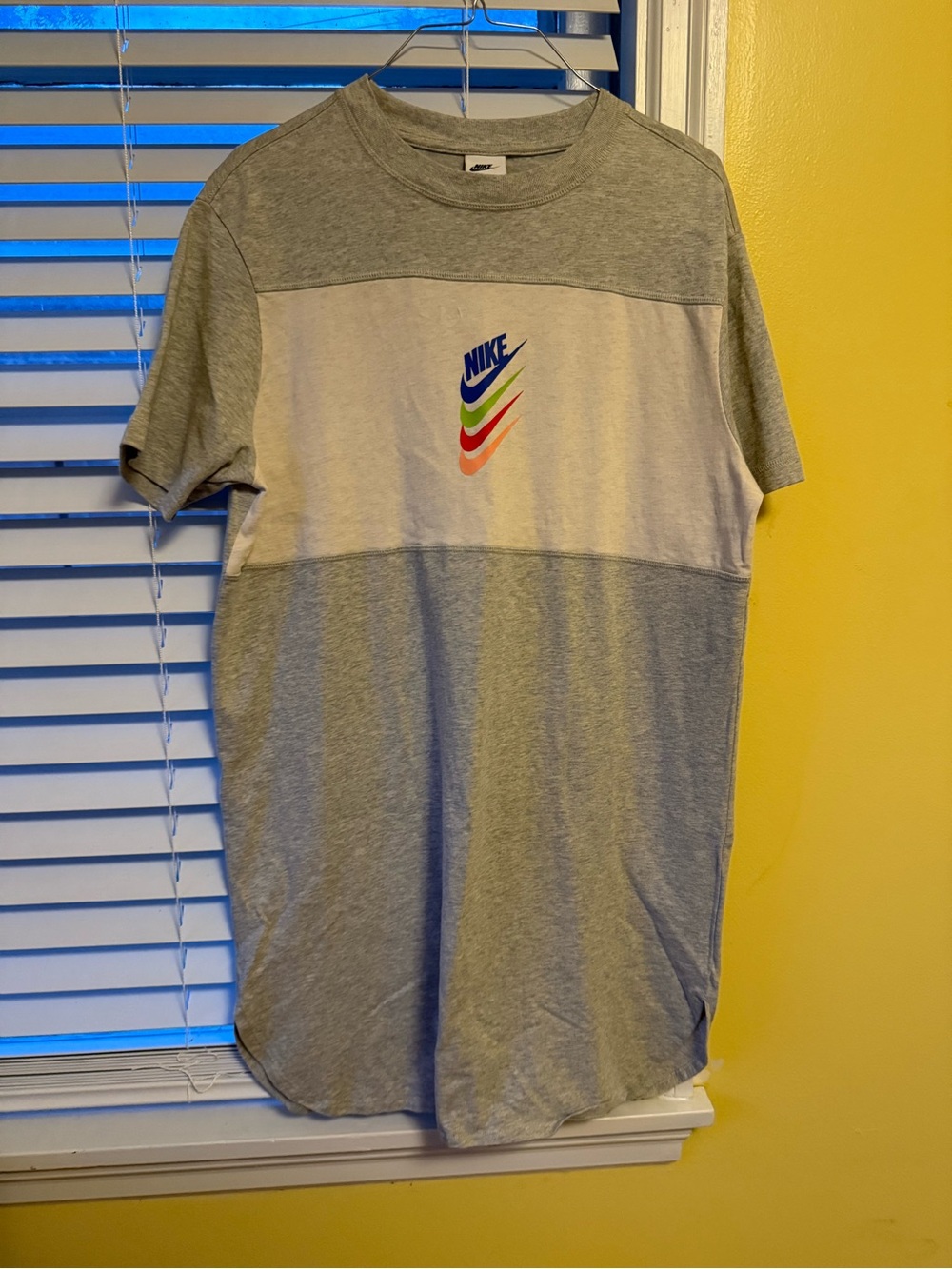 Nike shirt dress Grey Colorblock Logo